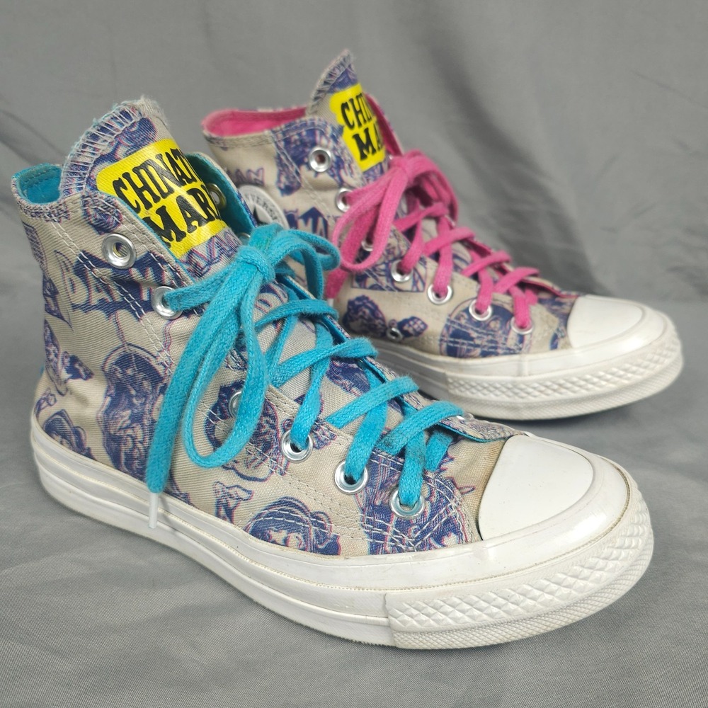 Chinatown Market Converse Batman Chuck Taylor Shoes Women 6 Canvas High Canvas